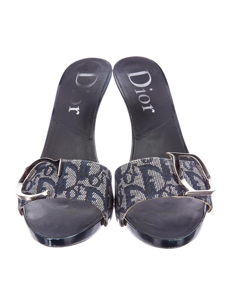 dior rubber sandal|christian dior sandals with heels.